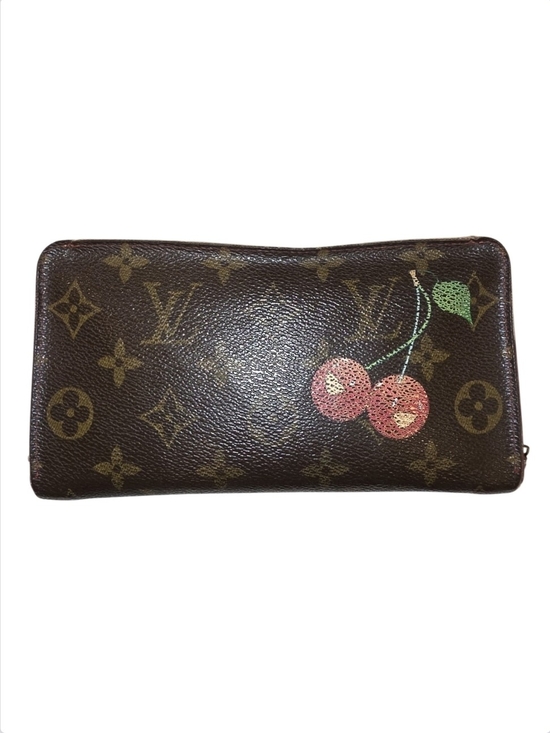 Louis Vuitton Handbags - Louis Vuitton x Takashi Murakami Monogram Cerises Zippy Wallet Red Interior 2005